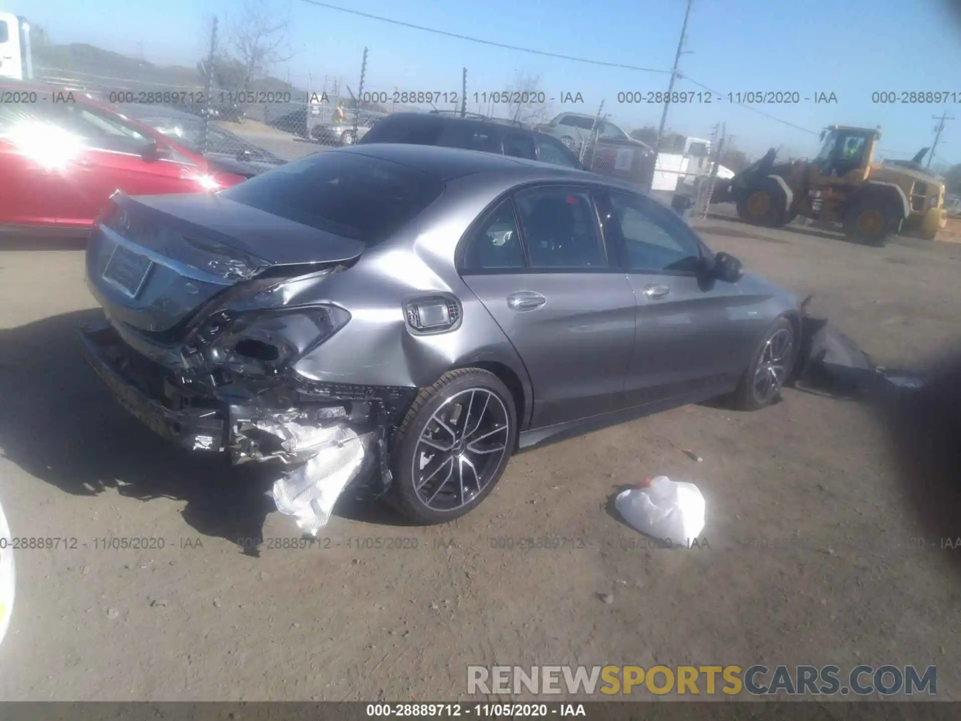 4 Photograph of a damaged car WDDWF6EB2LR556015 MERCEDES-BENZ C-CLASS 2020