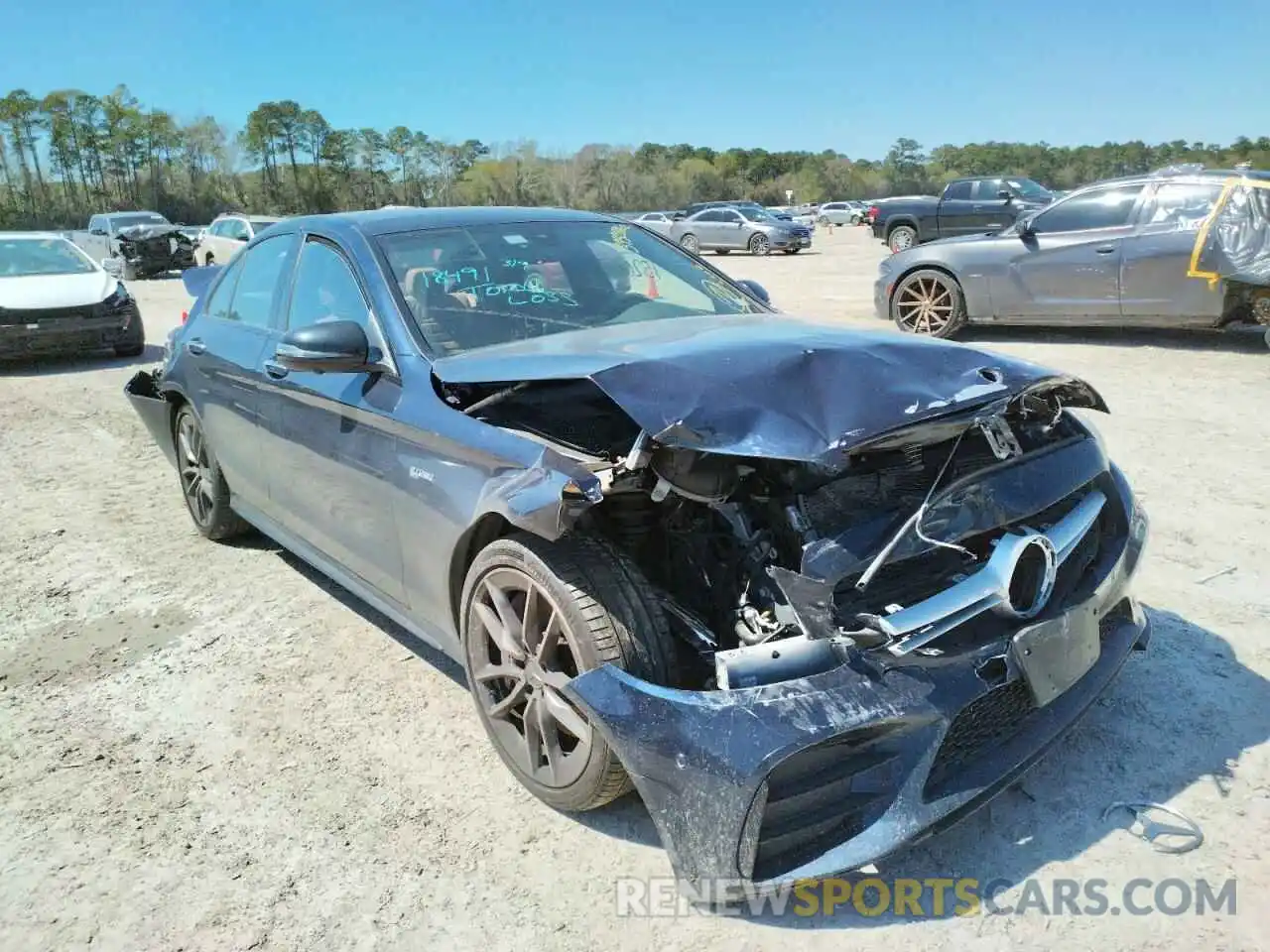 1 Photograph of a damaged car WDDWF6EB2LR563529 MERCEDES-BENZ C-CLASS 2020