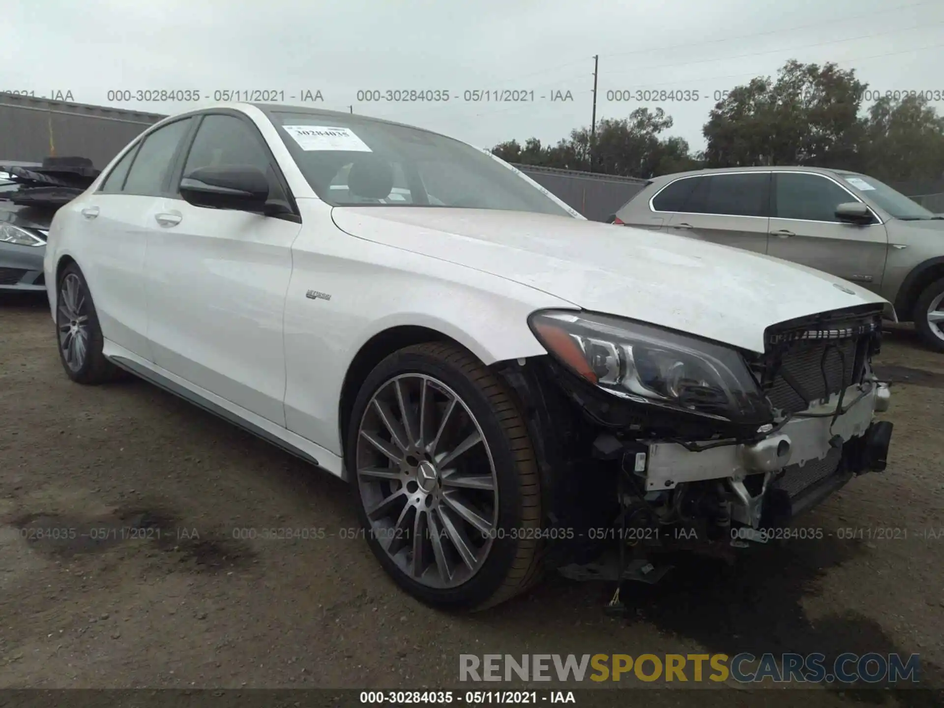 1 Photograph of a damaged car WDDWF6EB3LR564592 MERCEDES-BENZ C-CLASS 2020