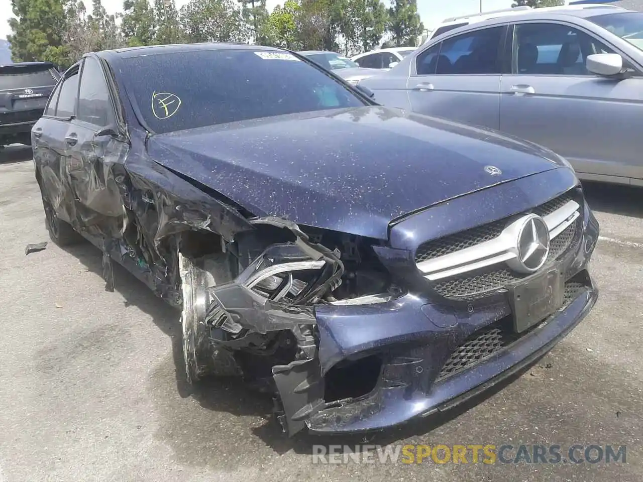 1 Photograph of a damaged car WDDWF6EB5LR556445 MERCEDES-BENZ C-CLASS 2020