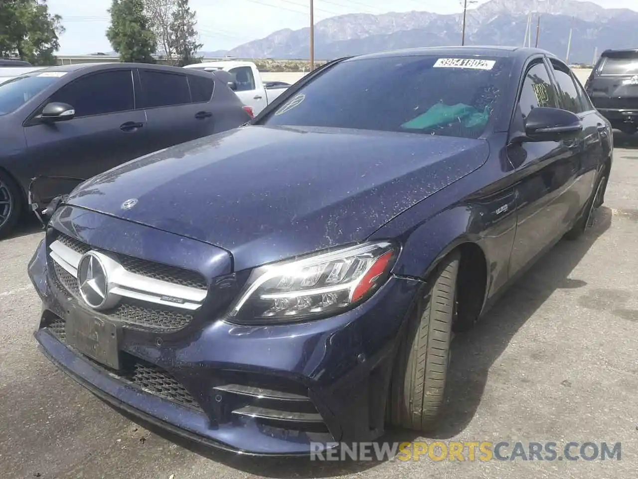 2 Photograph of a damaged car WDDWF6EB5LR556445 MERCEDES-BENZ C-CLASS 2020