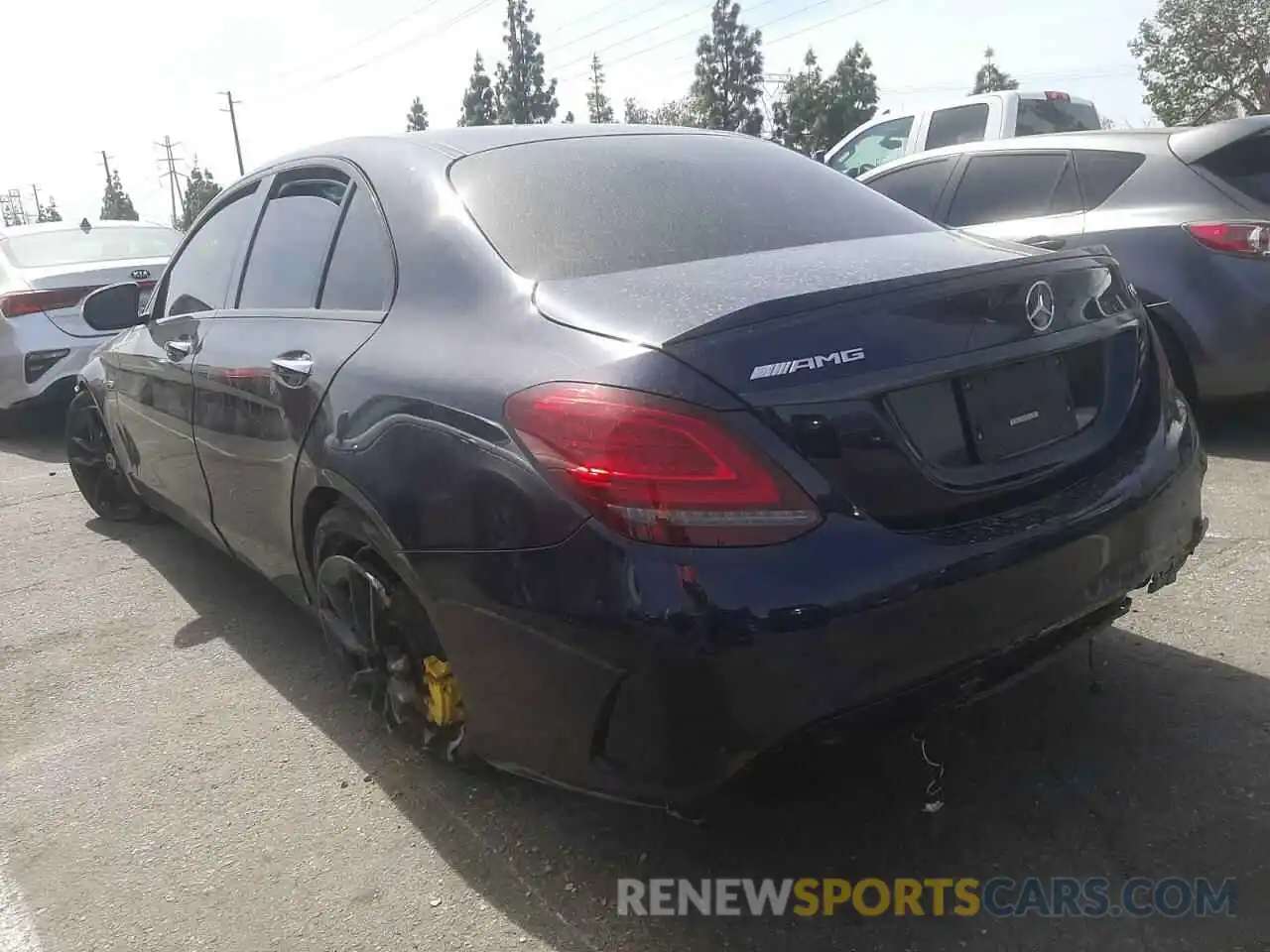 3 Photograph of a damaged car WDDWF6EB5LR556445 MERCEDES-BENZ C-CLASS 2020