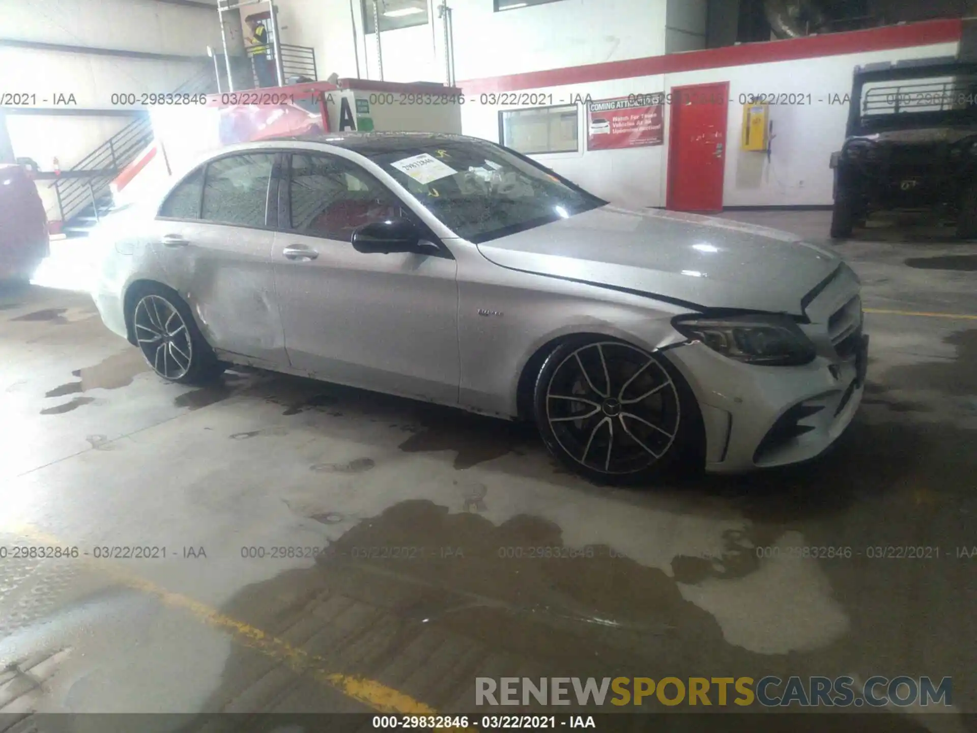 1 Photograph of a damaged car WDDWF6EB6LR556647 MERCEDES-BENZ C-CLASS 2020