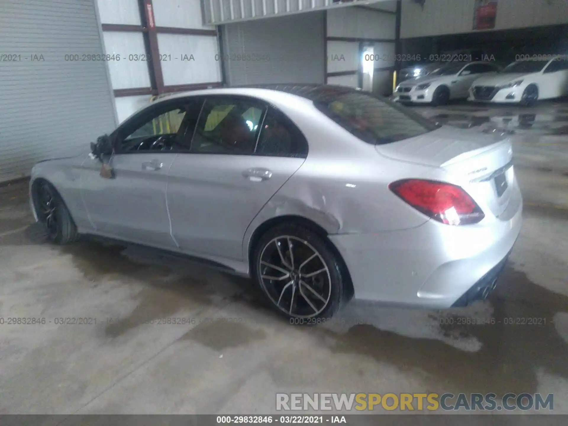 3 Photograph of a damaged car WDDWF6EB6LR556647 MERCEDES-BENZ C-CLASS 2020