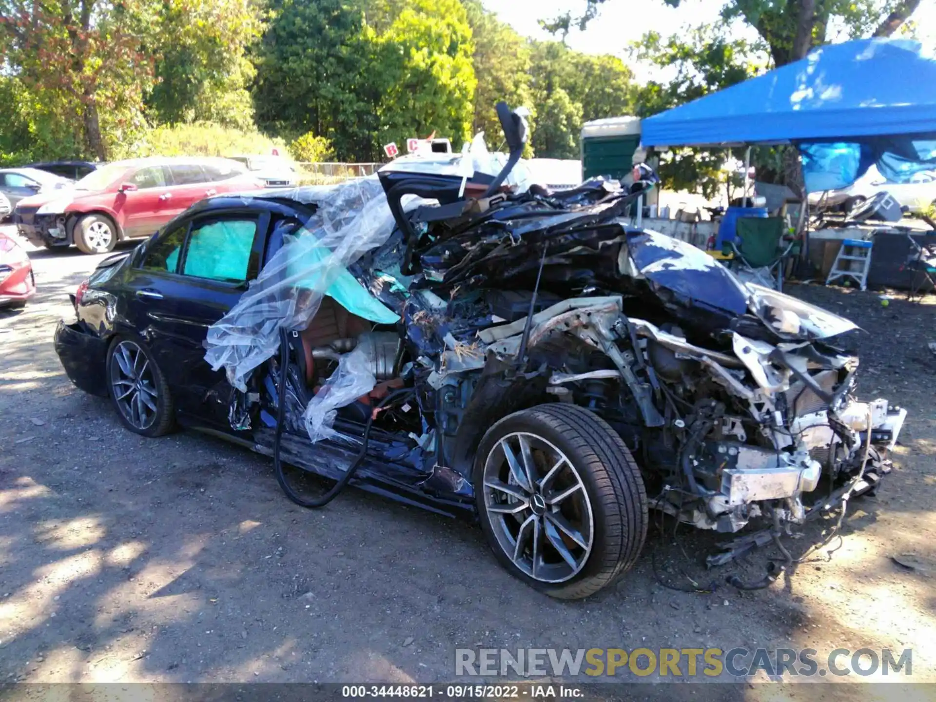 1 Photograph of a damaged car WDDWF6EB6LR557975 MERCEDES-BENZ C-CLASS 2020