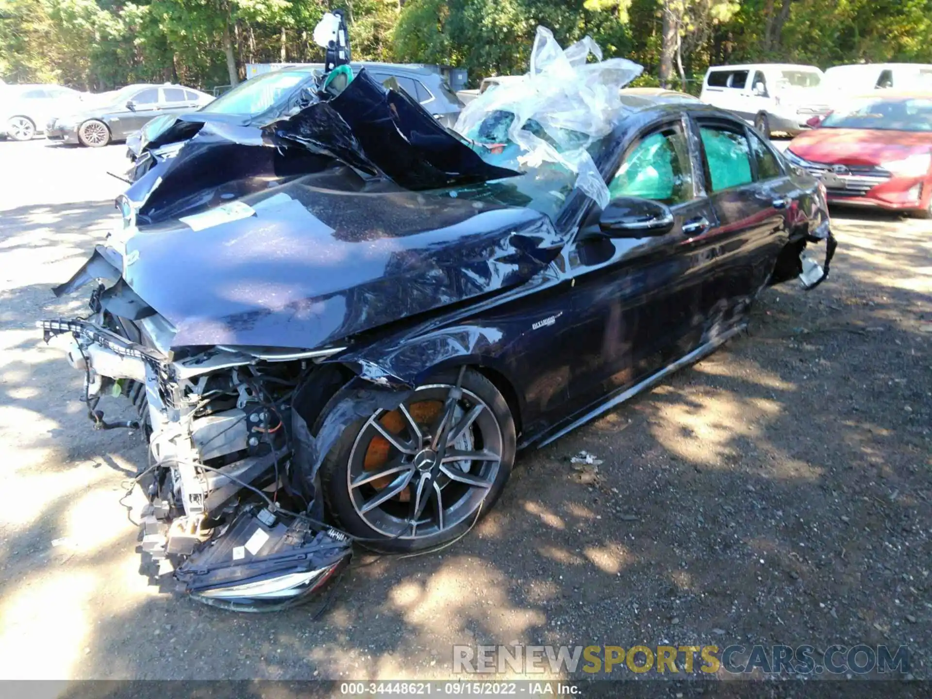 2 Photograph of a damaged car WDDWF6EB6LR557975 MERCEDES-BENZ C-CLASS 2020