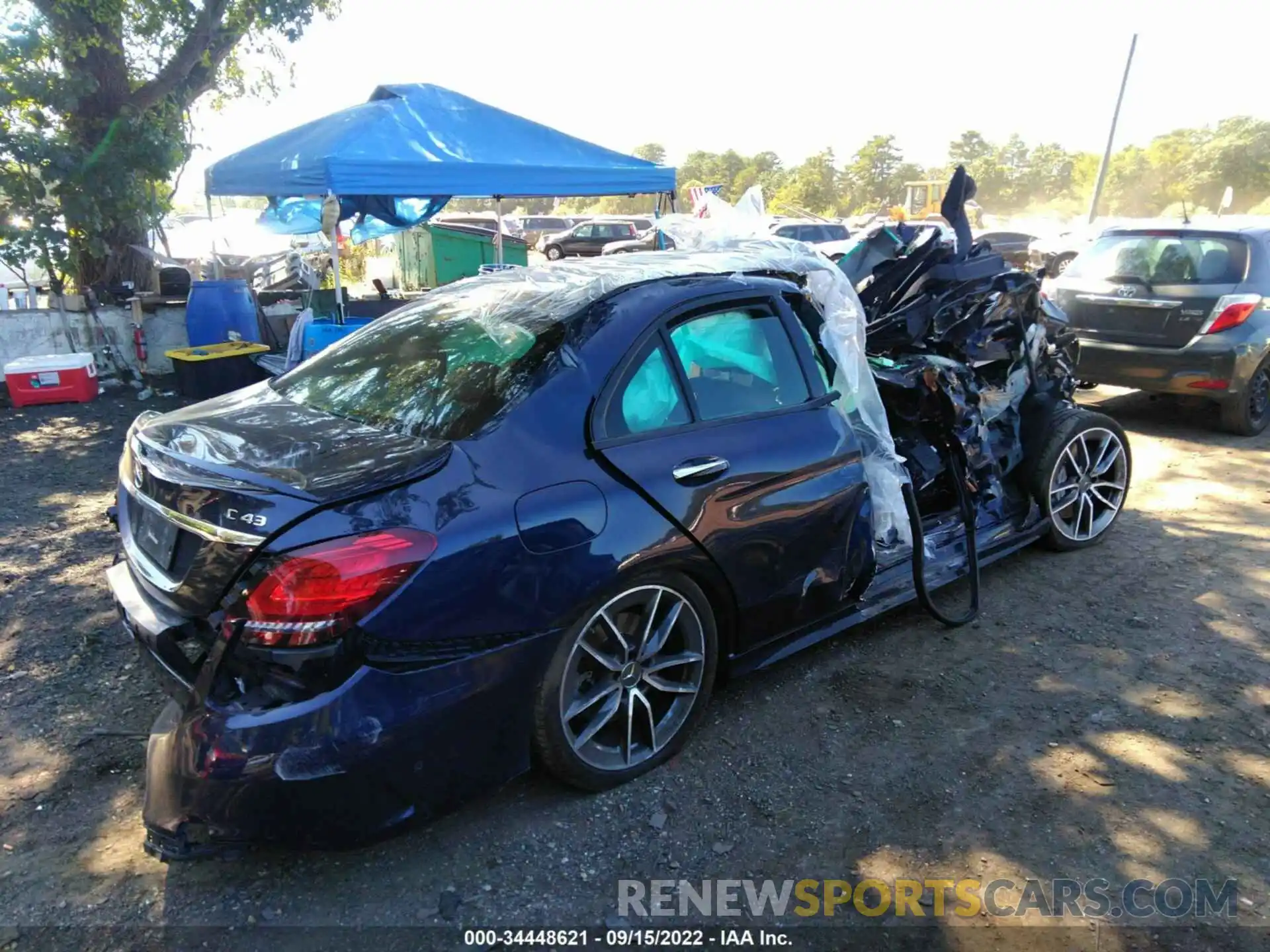 4 Photograph of a damaged car WDDWF6EB6LR557975 MERCEDES-BENZ C-CLASS 2020