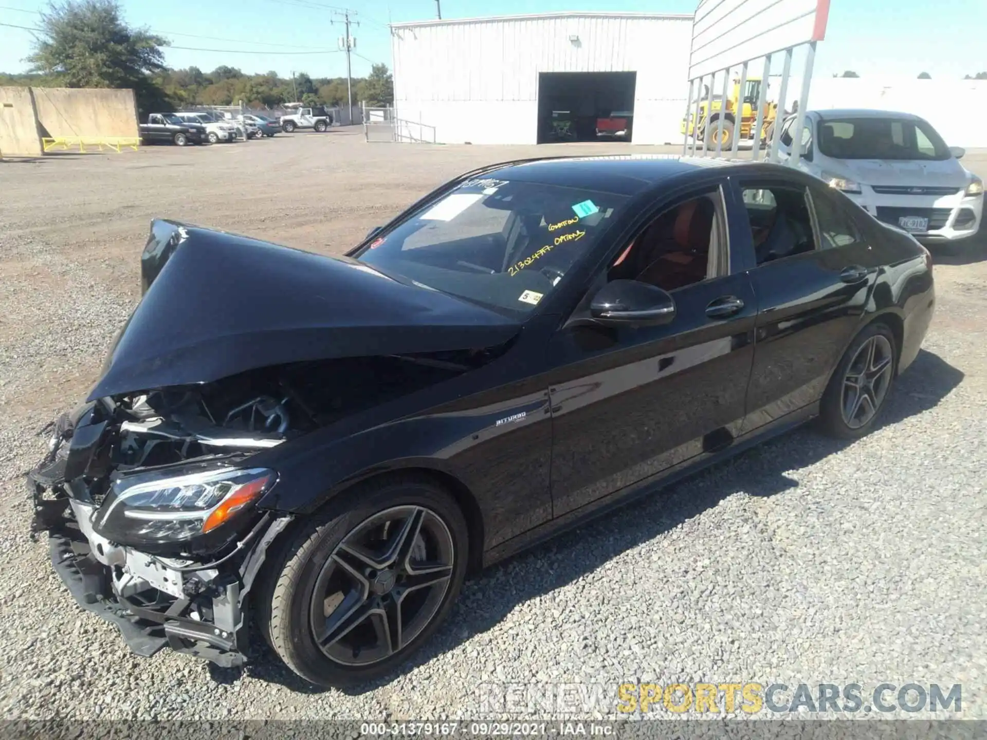 2 Photograph of a damaged car WDDWF6EB6LR563176 MERCEDES-BENZ C-CLASS 2020