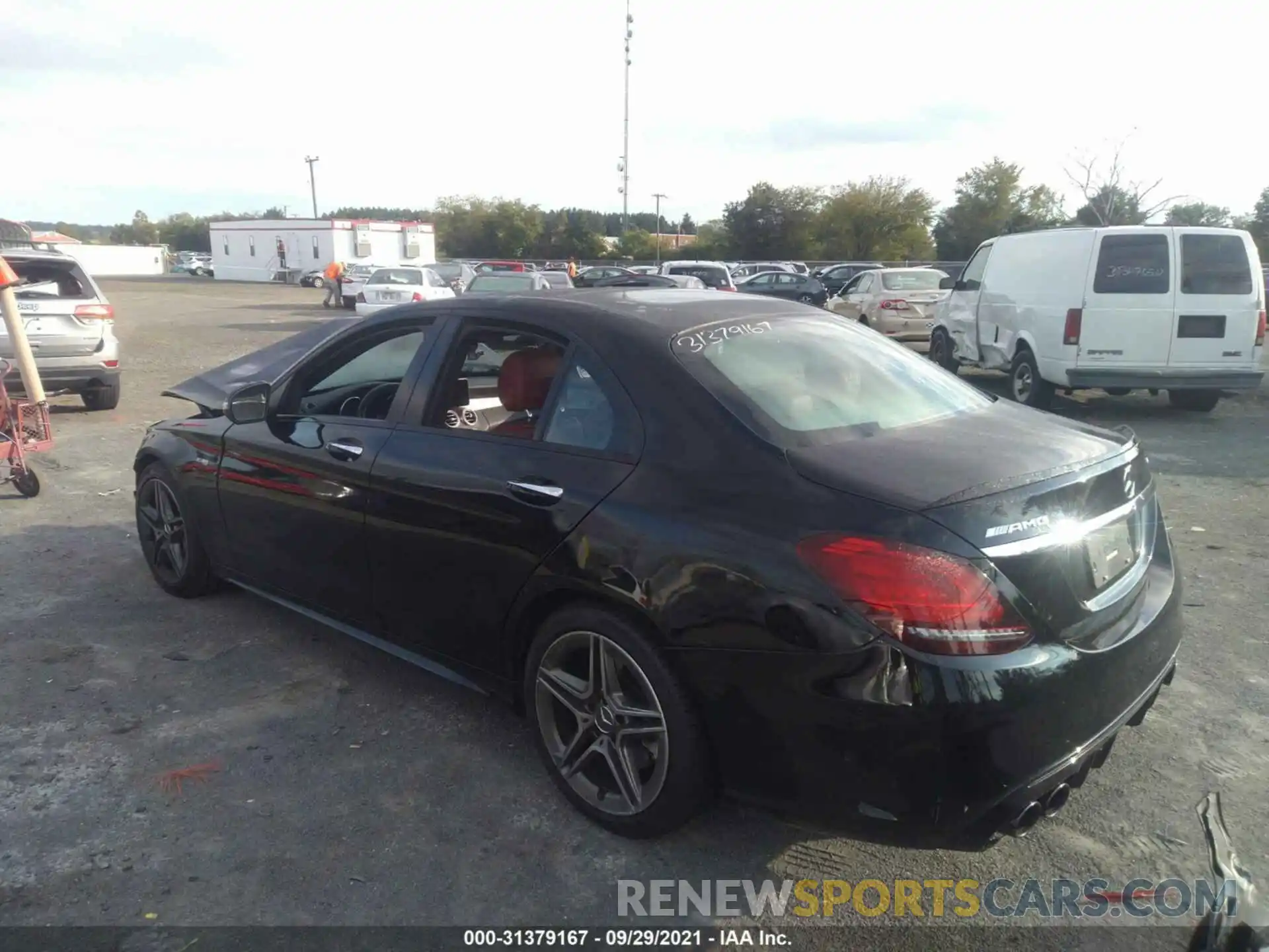 3 Photograph of a damaged car WDDWF6EB6LR563176 MERCEDES-BENZ C-CLASS 2020