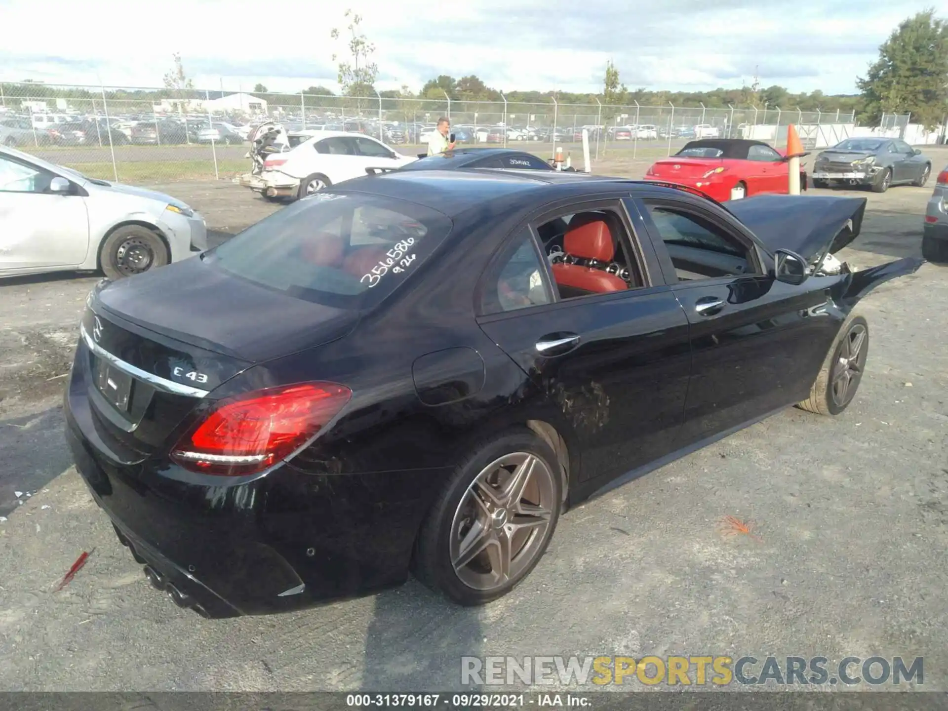 4 Photograph of a damaged car WDDWF6EB6LR563176 MERCEDES-BENZ C-CLASS 2020