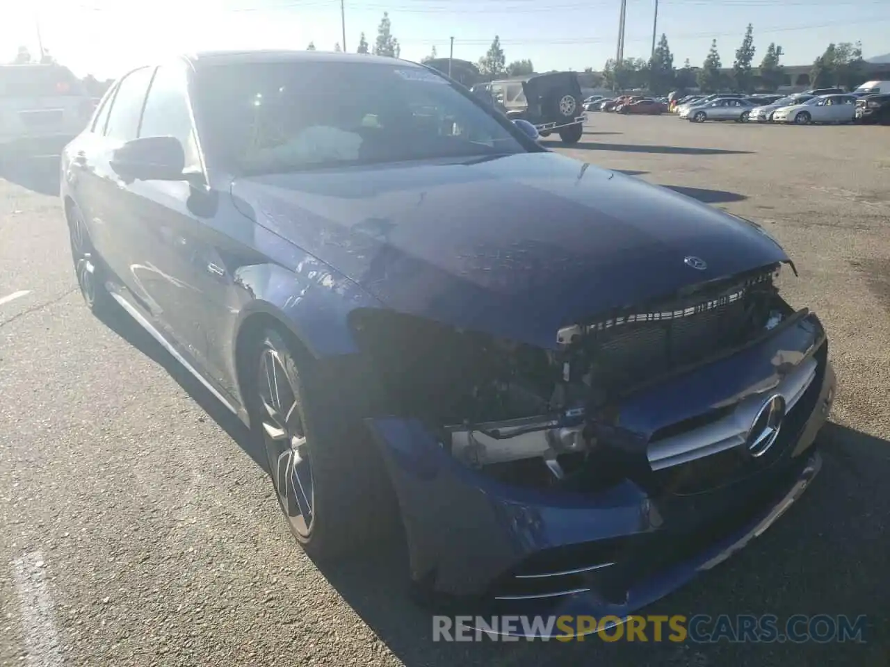 1 Photograph of a damaged car WDDWF6EB7LR556964 MERCEDES-BENZ C-CLASS 2020