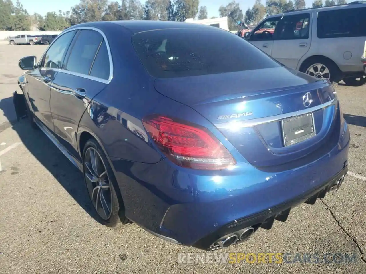 3 Photograph of a damaged car WDDWF6EB7LR556964 MERCEDES-BENZ C-CLASS 2020