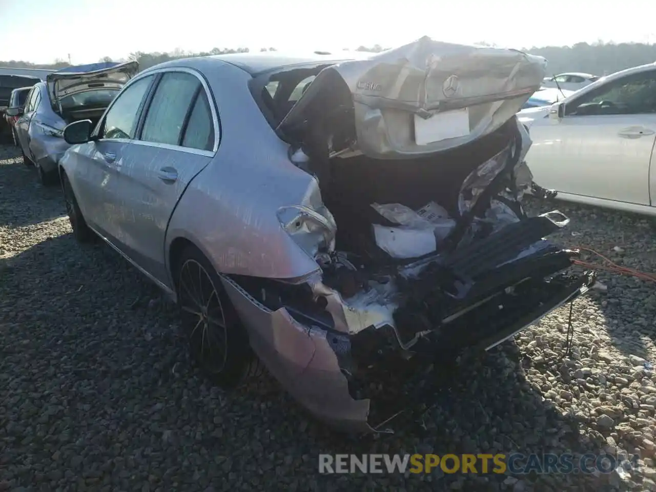 3 Photograph of a damaged car WDDWF8DB0LR551621 MERCEDES-BENZ C-CLASS 2020