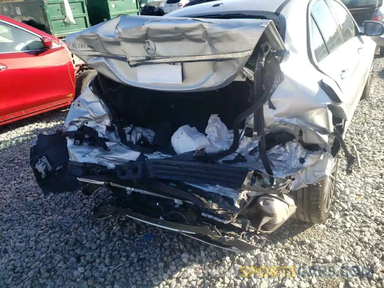 9 Photograph of a damaged car WDDWF8DB0LR551621 MERCEDES-BENZ C-CLASS 2020