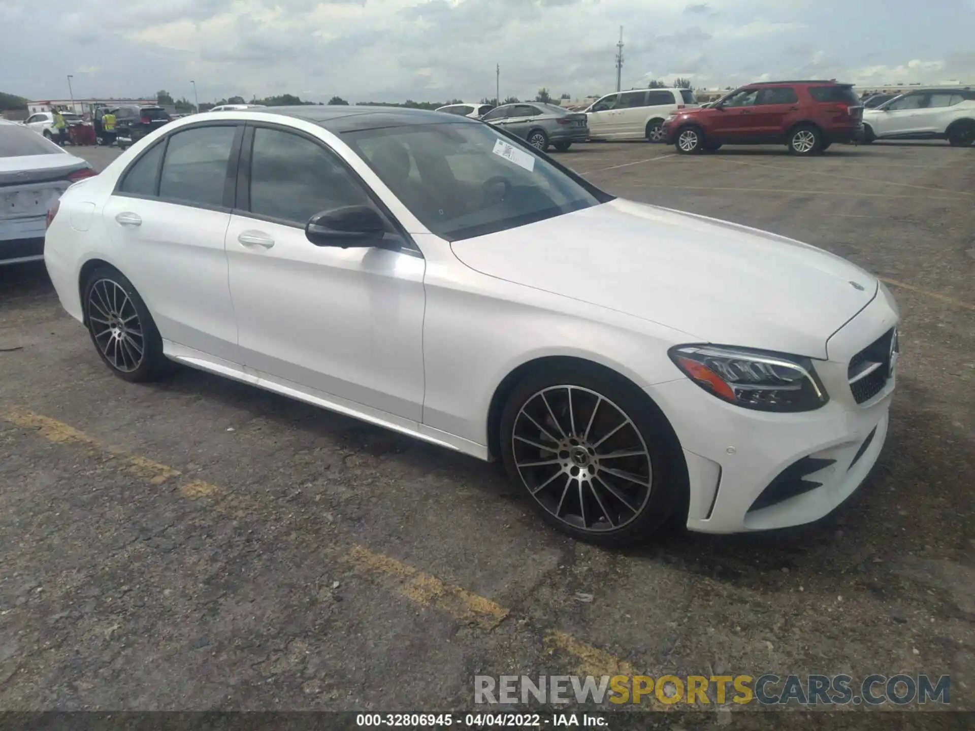 1 Photograph of a damaged car WDDWF8DB0LR562957 MERCEDES-BENZ C-CLASS 2020