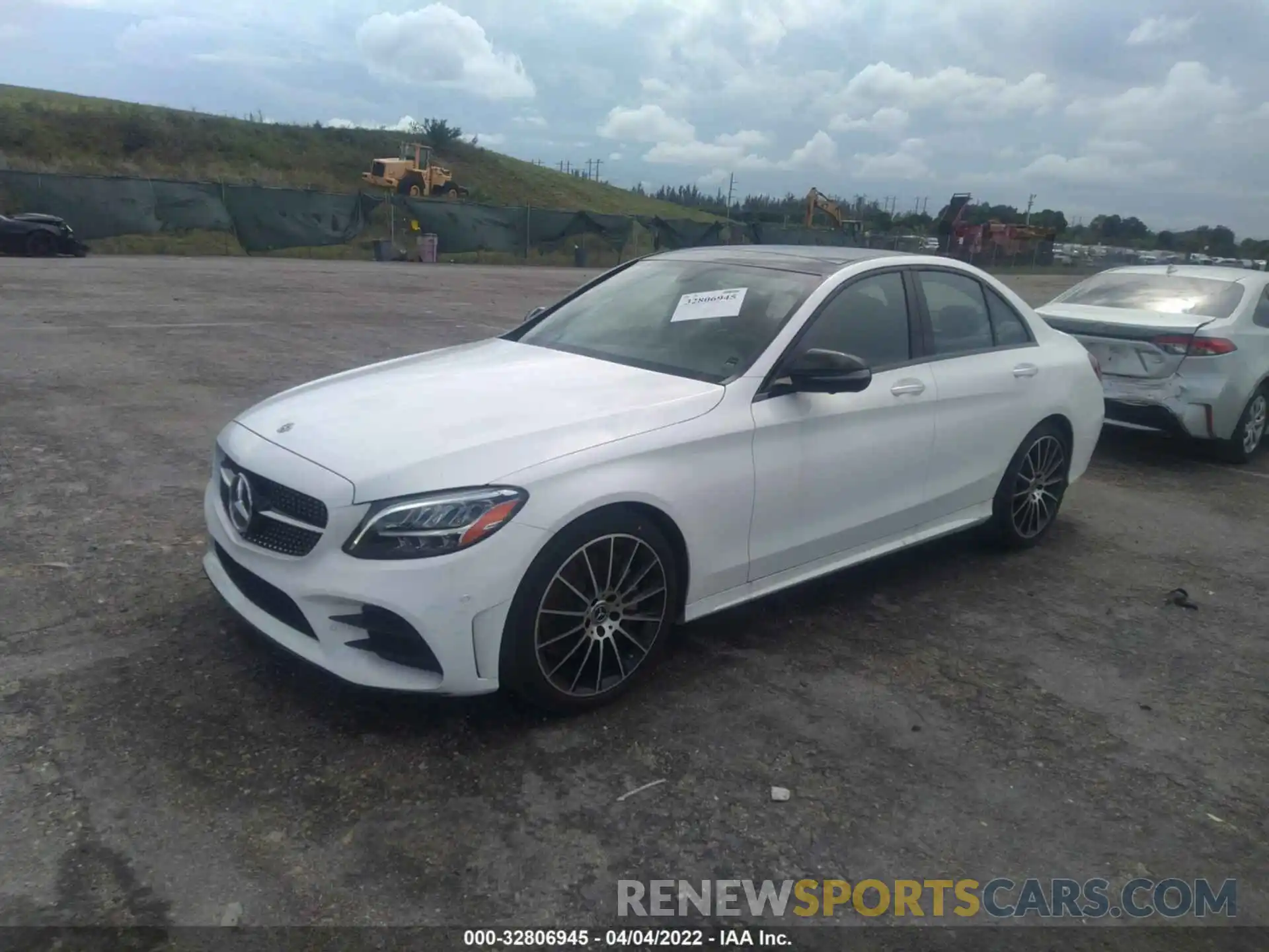 2 Photograph of a damaged car WDDWF8DB0LR562957 MERCEDES-BENZ C-CLASS 2020