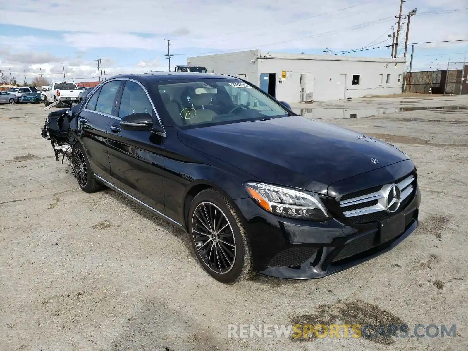 1 Photograph of a damaged car WDDWF8DB1LR548047 MERCEDES-BENZ C CLASS 2020