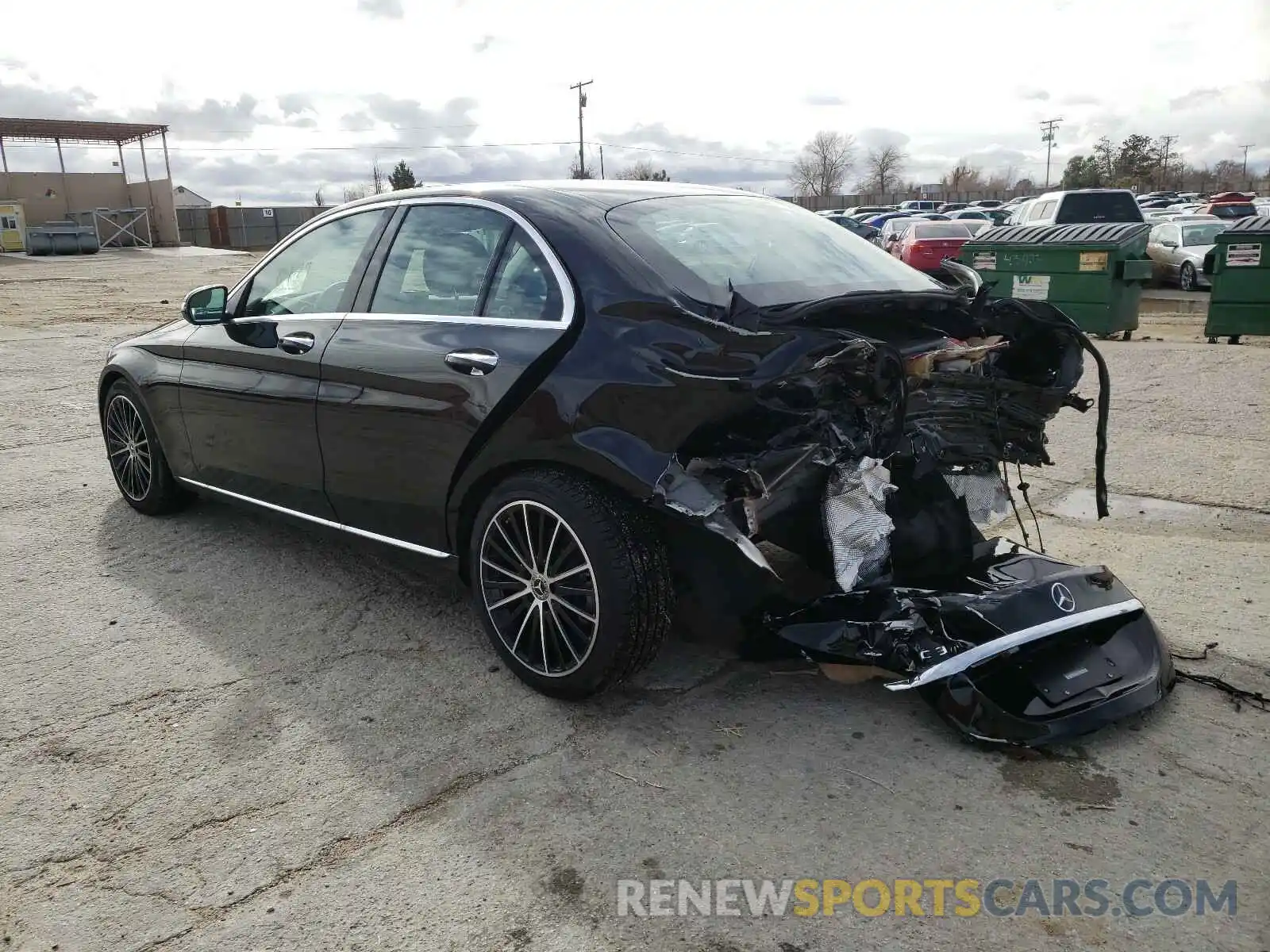 3 Photograph of a damaged car WDDWF8DB1LR548047 MERCEDES-BENZ C CLASS 2020