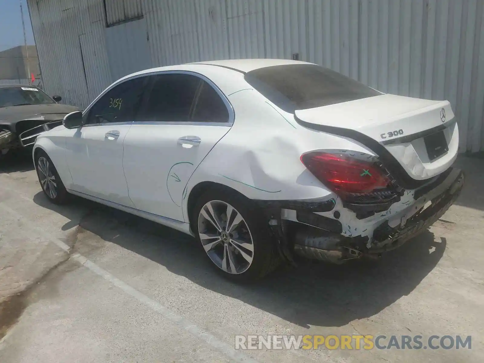 3 Photograph of a damaged car WDDWF8DB1LR553135 MERCEDES-BENZ C CLASS 2020