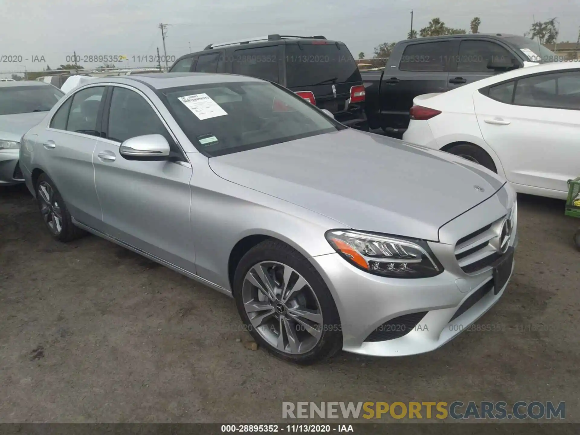 1 Photograph of a damaged car WDDWF8DB2LR531192 MERCEDES-BENZ C-CLASS 2020