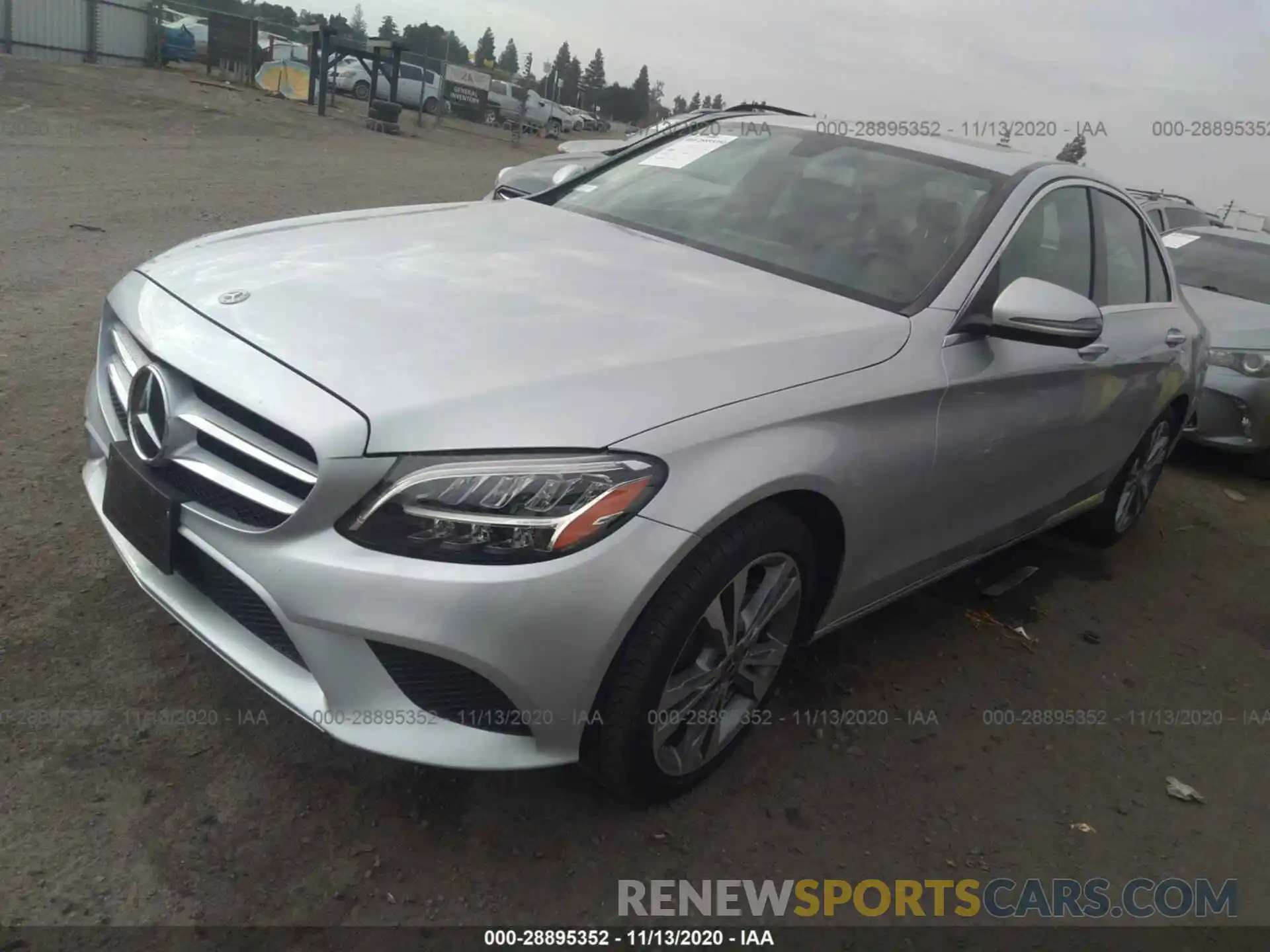 2 Photograph of a damaged car WDDWF8DB2LR531192 MERCEDES-BENZ C-CLASS 2020