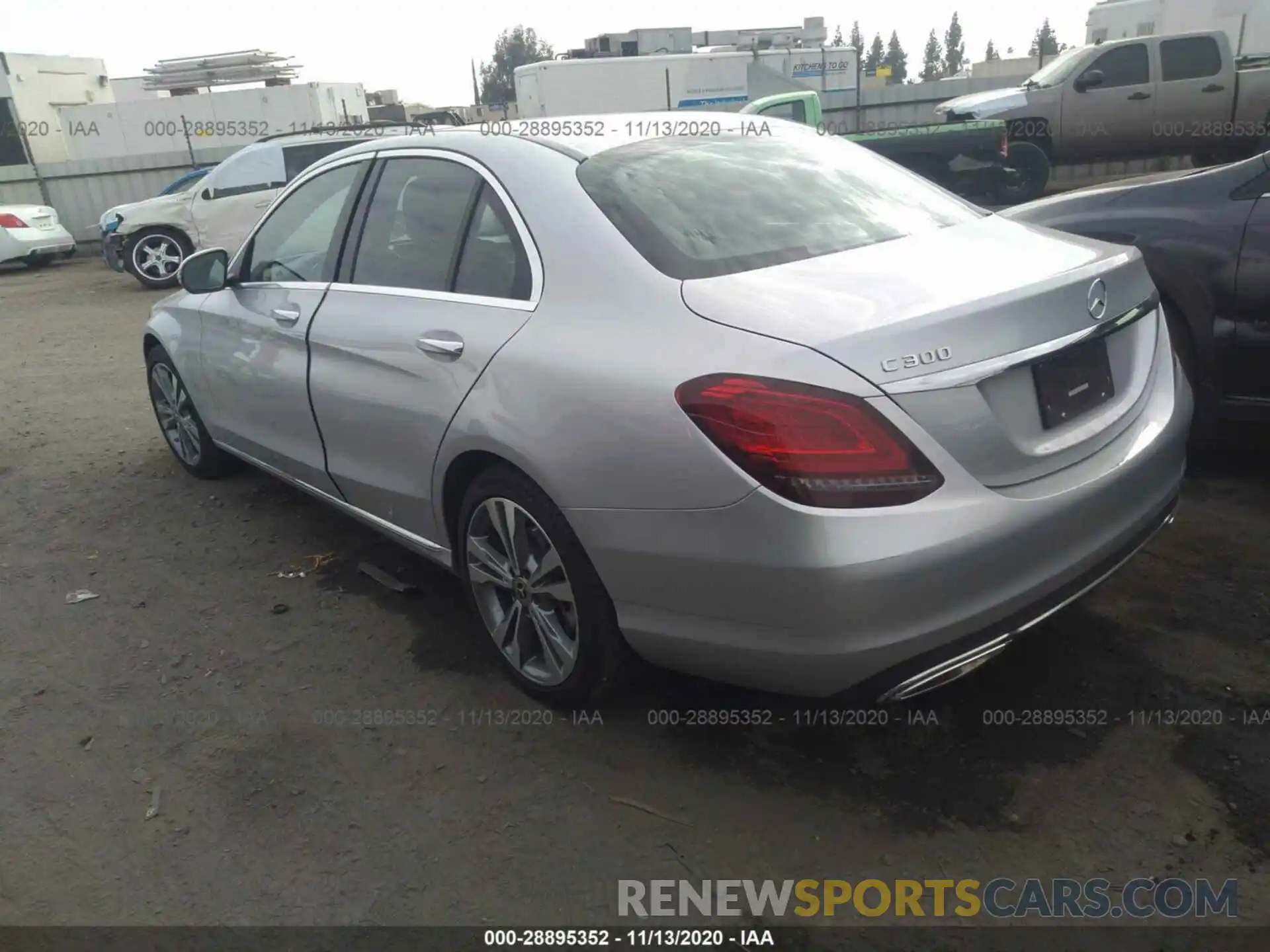 3 Photograph of a damaged car WDDWF8DB2LR531192 MERCEDES-BENZ C-CLASS 2020