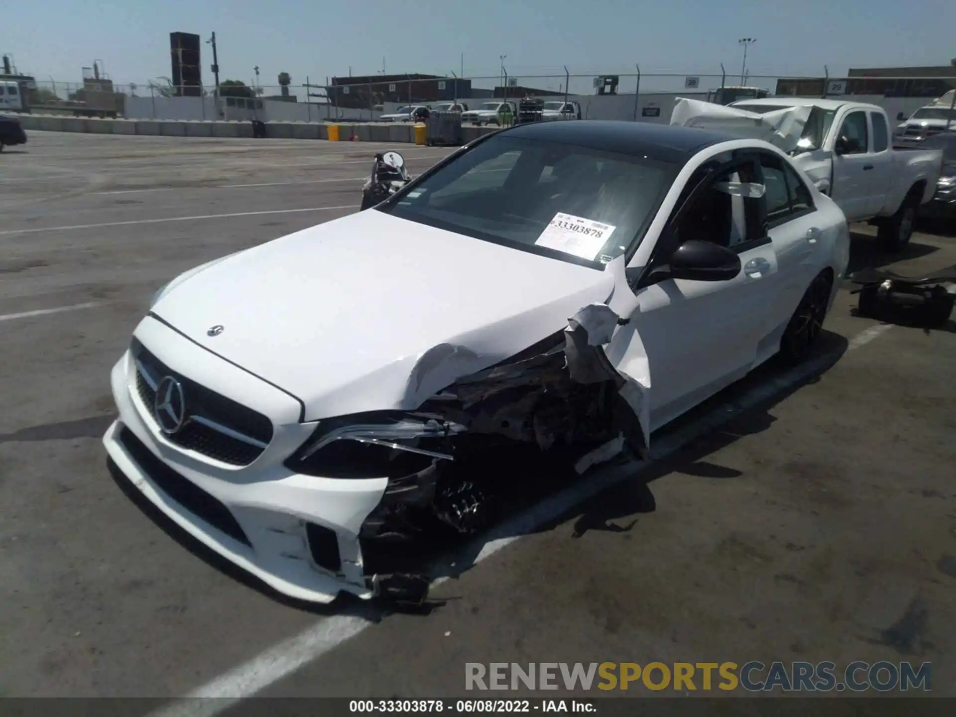 2 Photograph of a damaged car WDDWF8DB2LR535999 MERCEDES-BENZ C-CLASS 2020