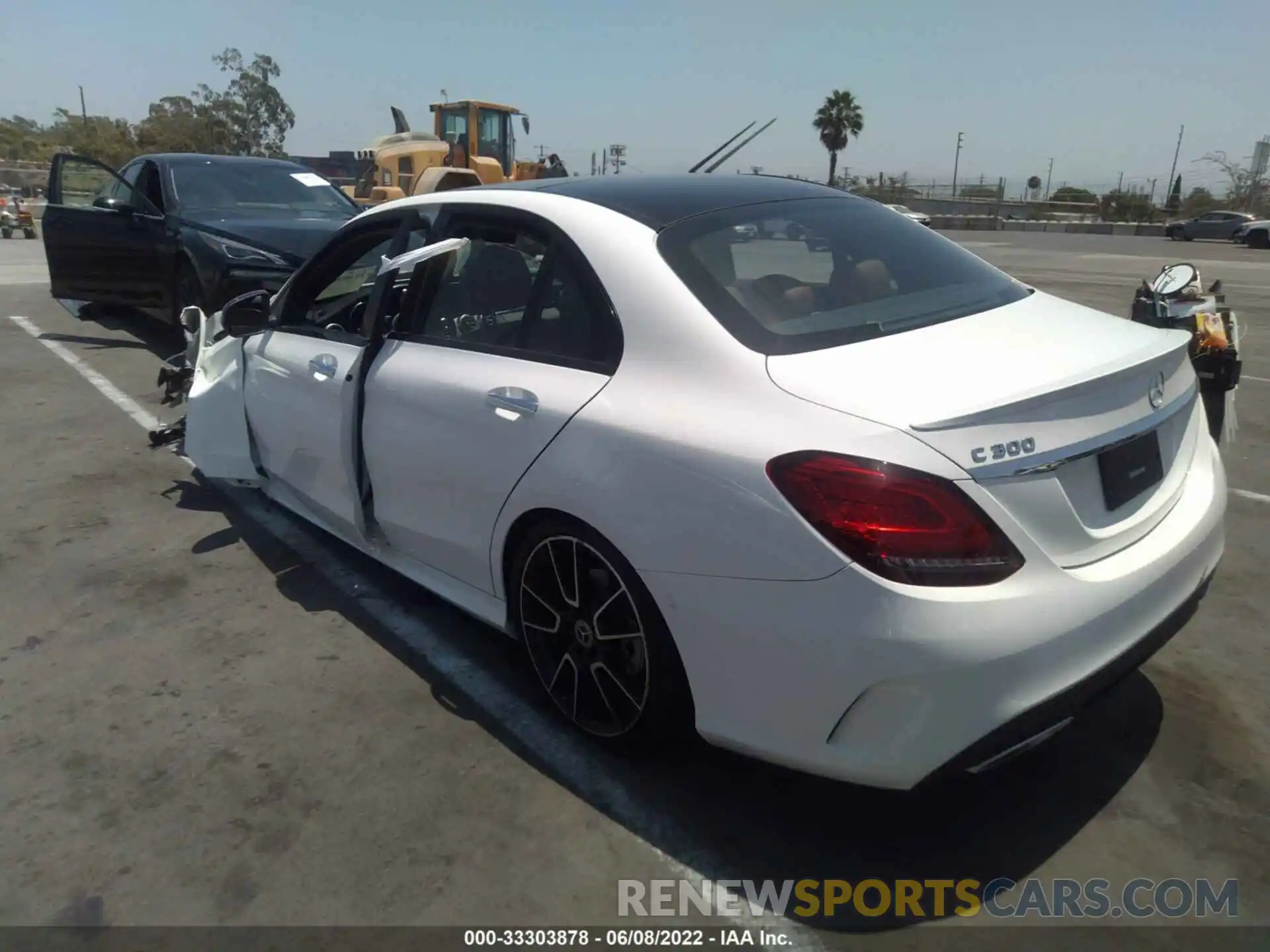 3 Photograph of a damaged car WDDWF8DB2LR535999 MERCEDES-BENZ C-CLASS 2020