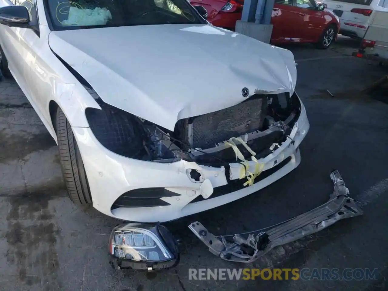 9 Photograph of a damaged car WDDWF8DB2LR544895 MERCEDES-BENZ C-CLASS 2020