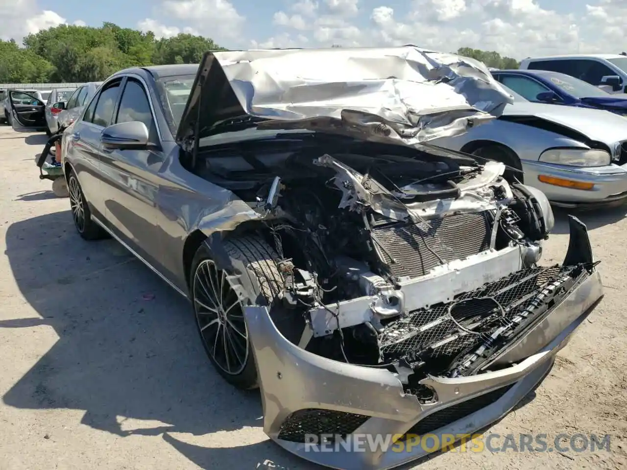 1 Photograph of a damaged car WDDWF8DB2LR548171 MERCEDES-BENZ C-CLASS 2020