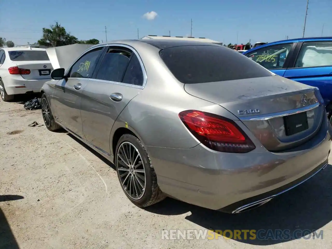 3 Photograph of a damaged car WDDWF8DB2LR548171 MERCEDES-BENZ C-CLASS 2020