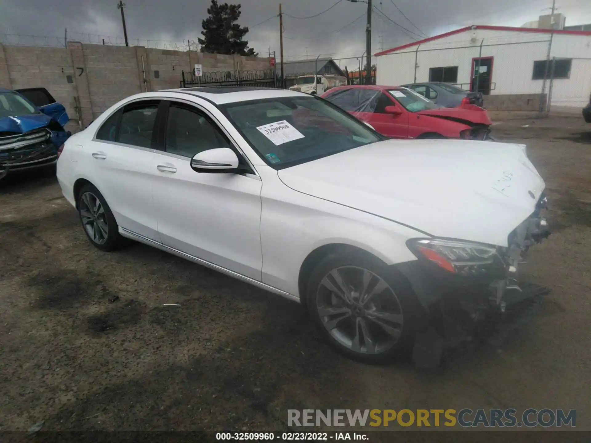 1 Photograph of a damaged car WDDWF8DB2LR560109 MERCEDES-BENZ C-CLASS 2020