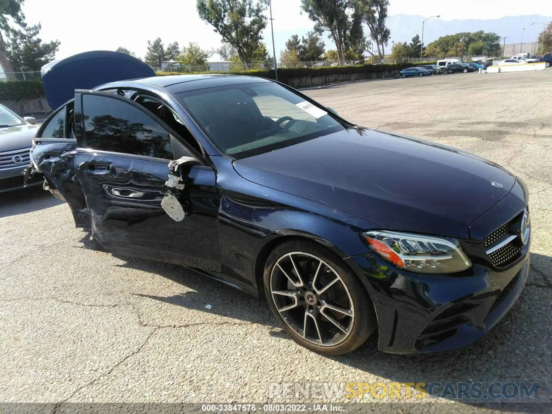 1 Photograph of a damaged car WDDWF8DB3LR526793 MERCEDES-BENZ C-CLASS 2020