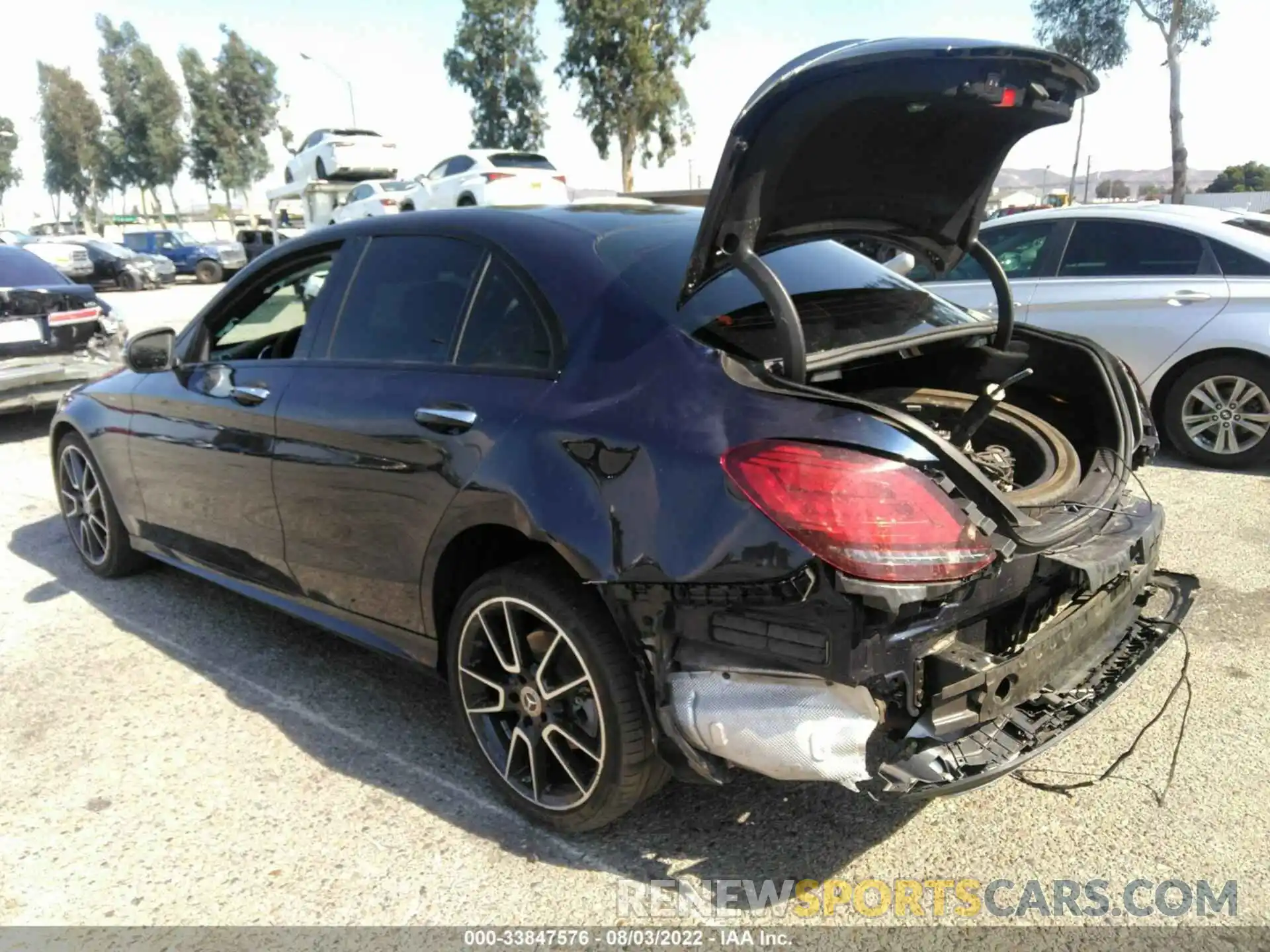 3 Photograph of a damaged car WDDWF8DB3LR526793 MERCEDES-BENZ C-CLASS 2020