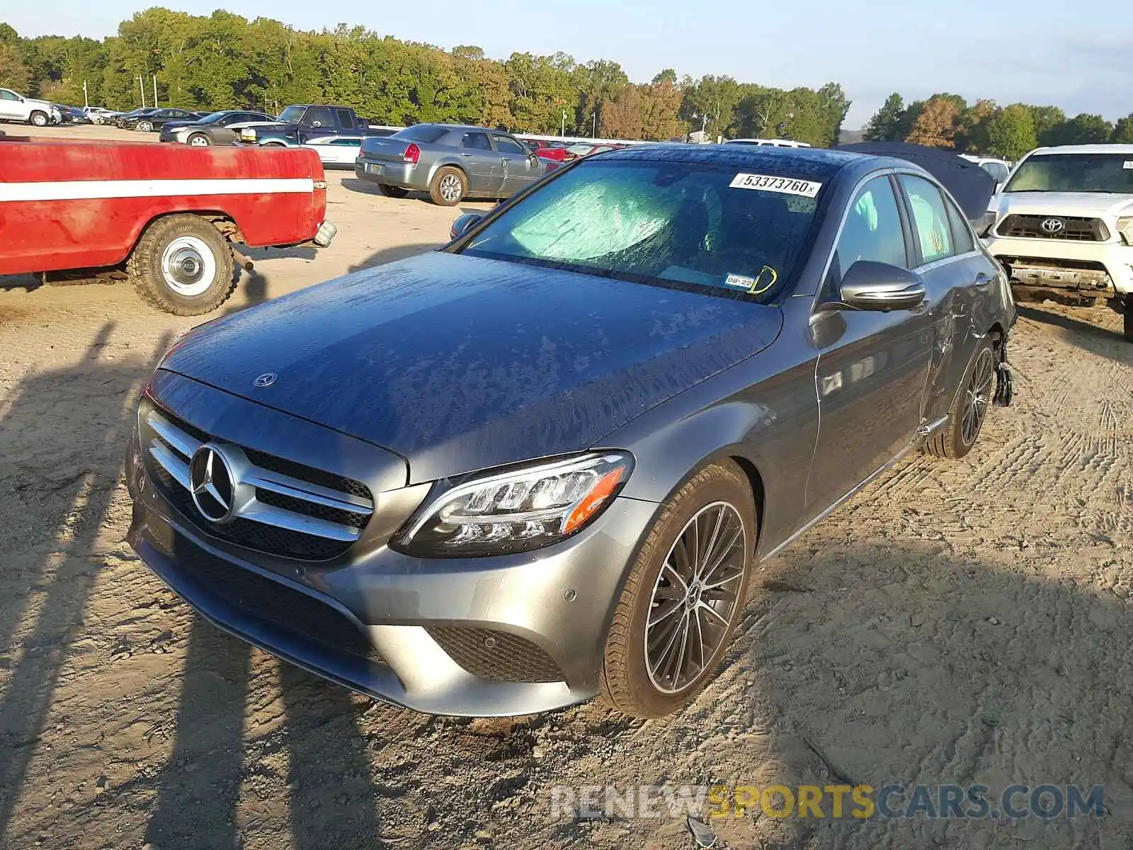 2 Photograph of a damaged car WDDWF8DB3LR528138 MERCEDES-BENZ C CLASS 2020