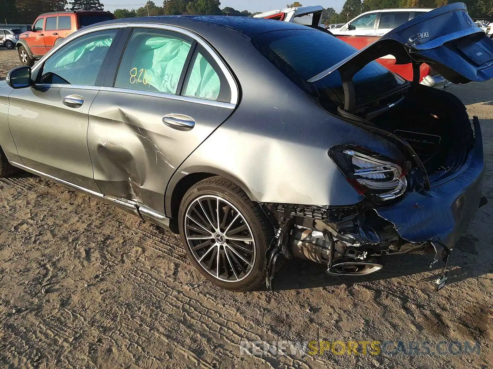 9 Photograph of a damaged car WDDWF8DB3LR528138 MERCEDES-BENZ C CLASS 2020