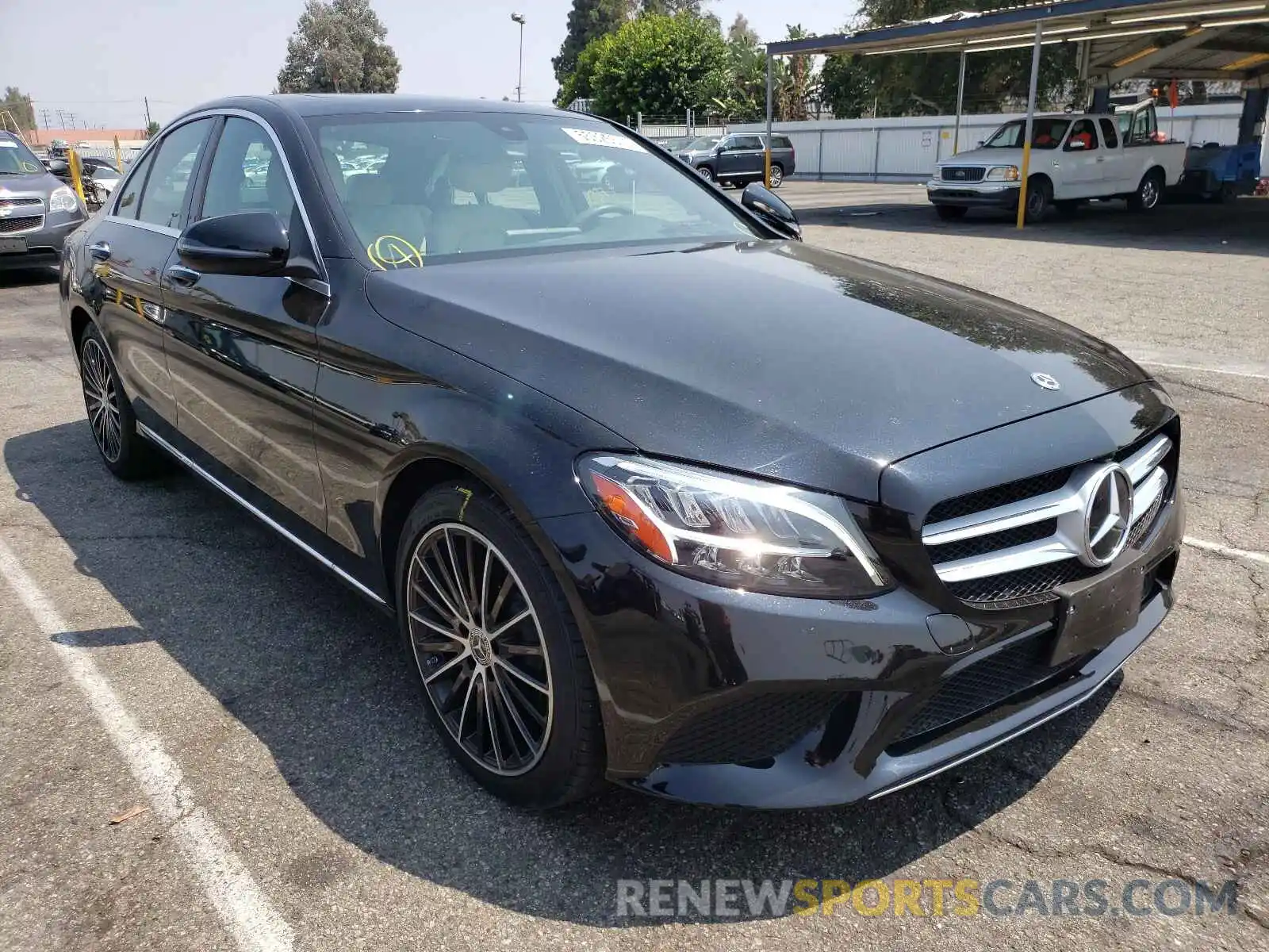 1 Photograph of a damaged car WDDWF8DB3LR545036 MERCEDES-BENZ C-CLASS 2020