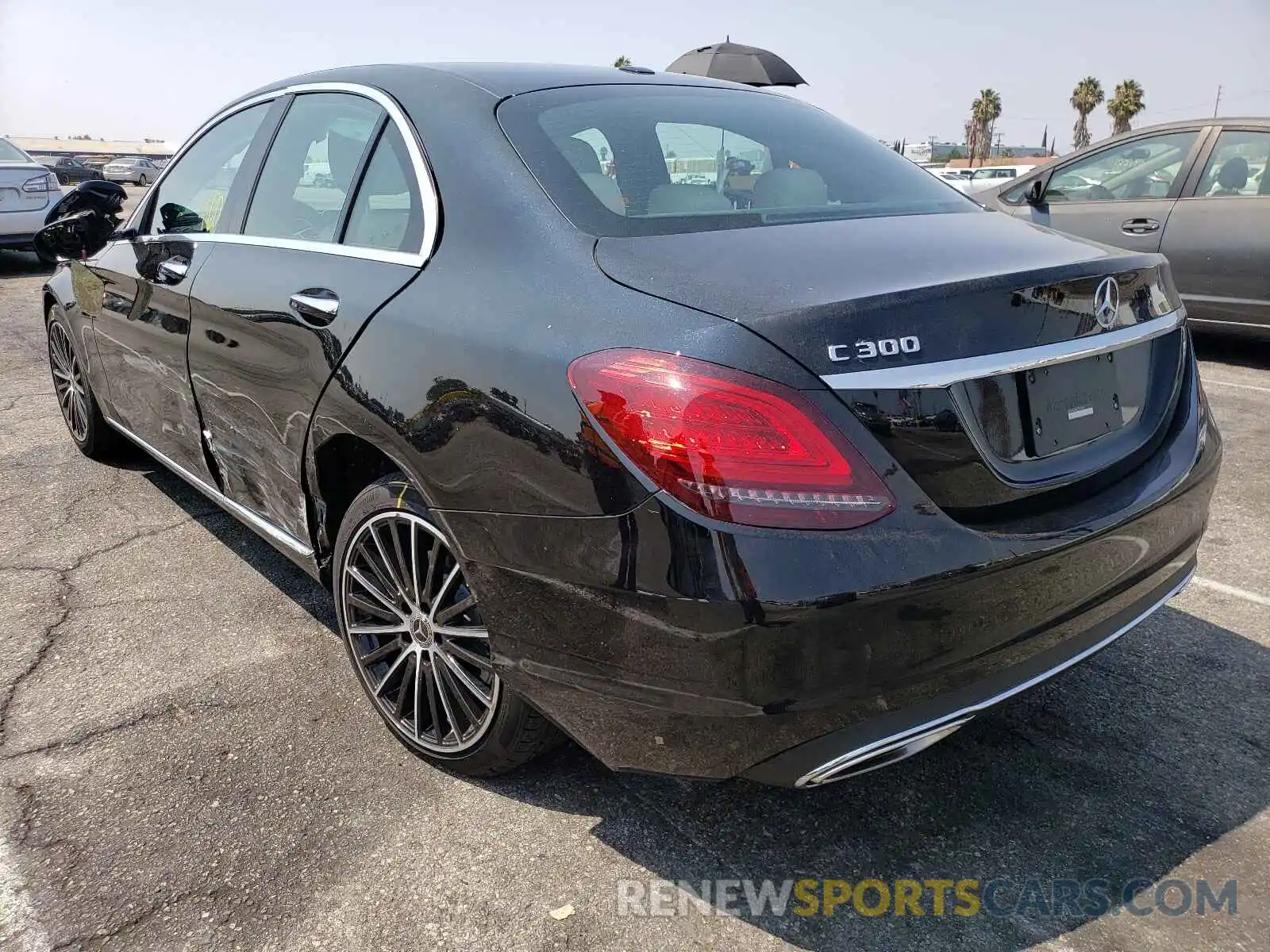 3 Photograph of a damaged car WDDWF8DB3LR545036 MERCEDES-BENZ C-CLASS 2020