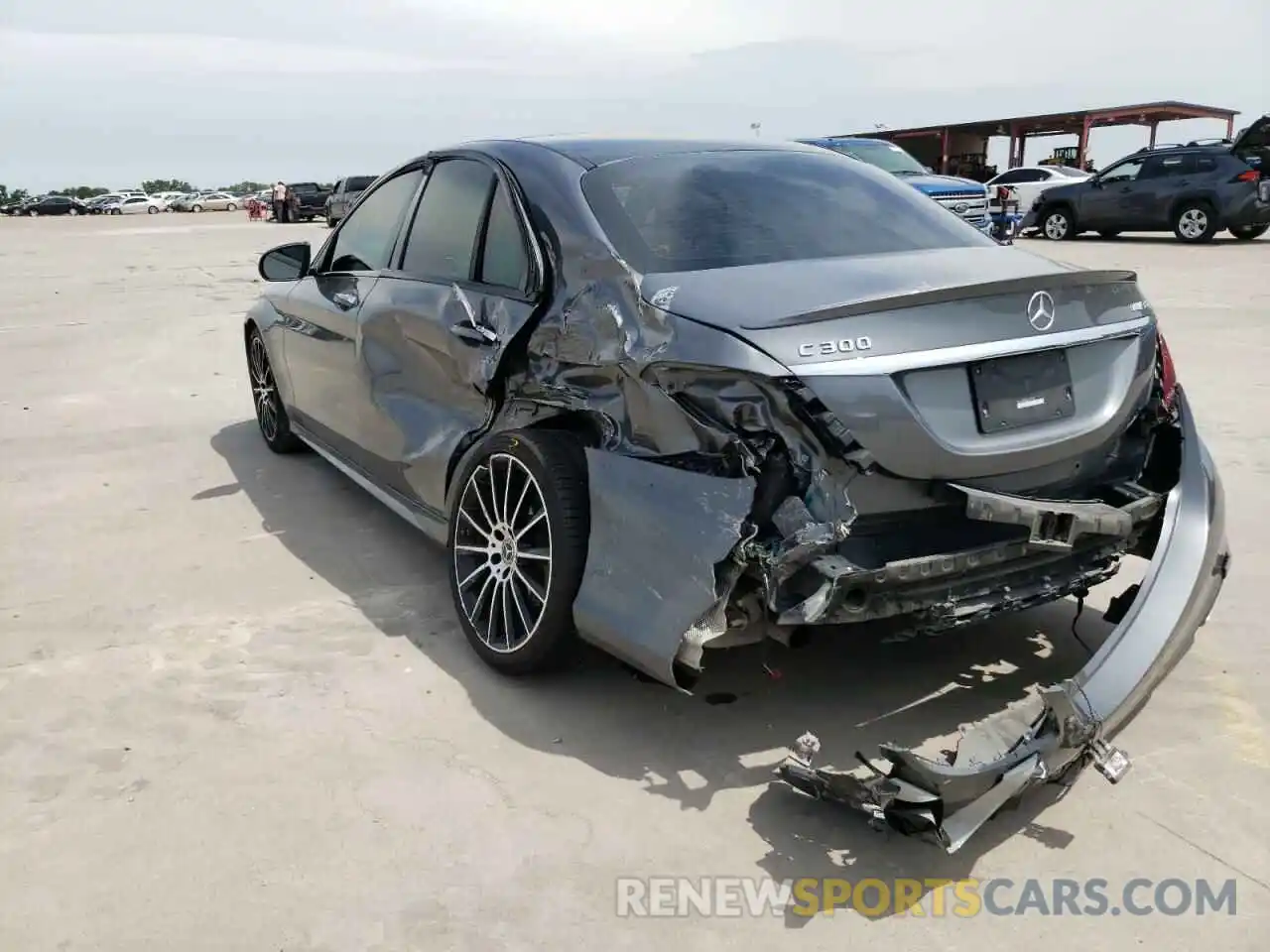 3 Photograph of a damaged car WDDWF8DB3LR545182 MERCEDES-BENZ C-CLASS 2020