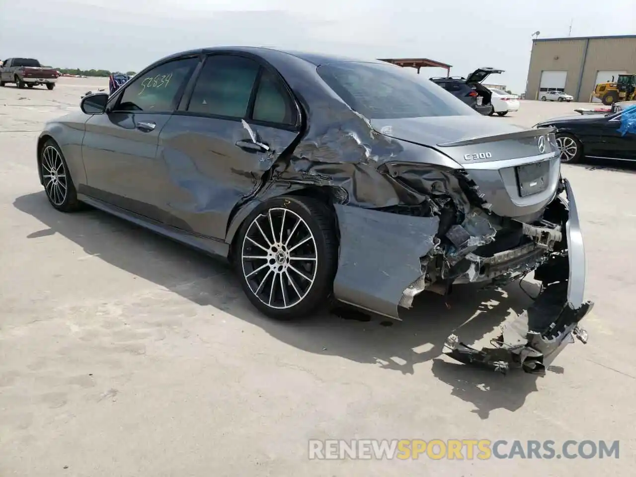 9 Photograph of a damaged car WDDWF8DB3LR545182 MERCEDES-BENZ C-CLASS 2020