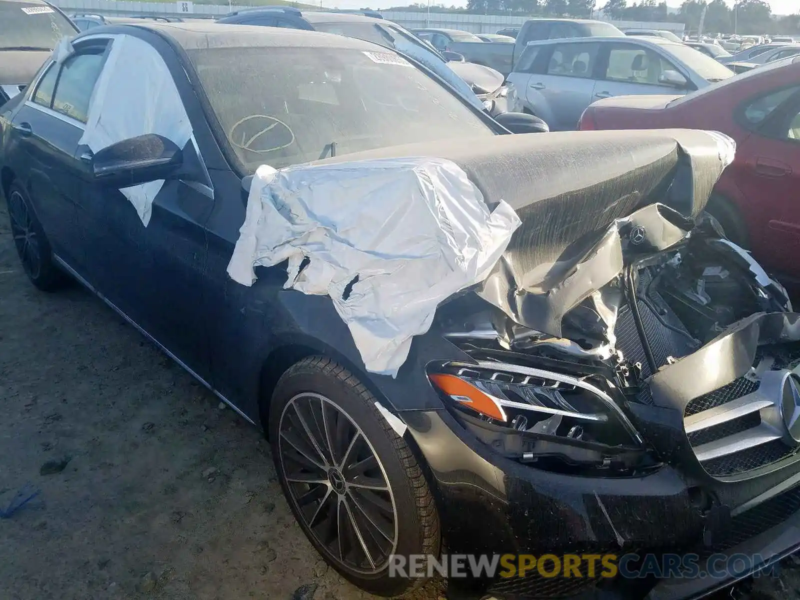 1 Photograph of a damaged car WDDWF8DB3LR546879 MERCEDES-BENZ C CLASS 2020