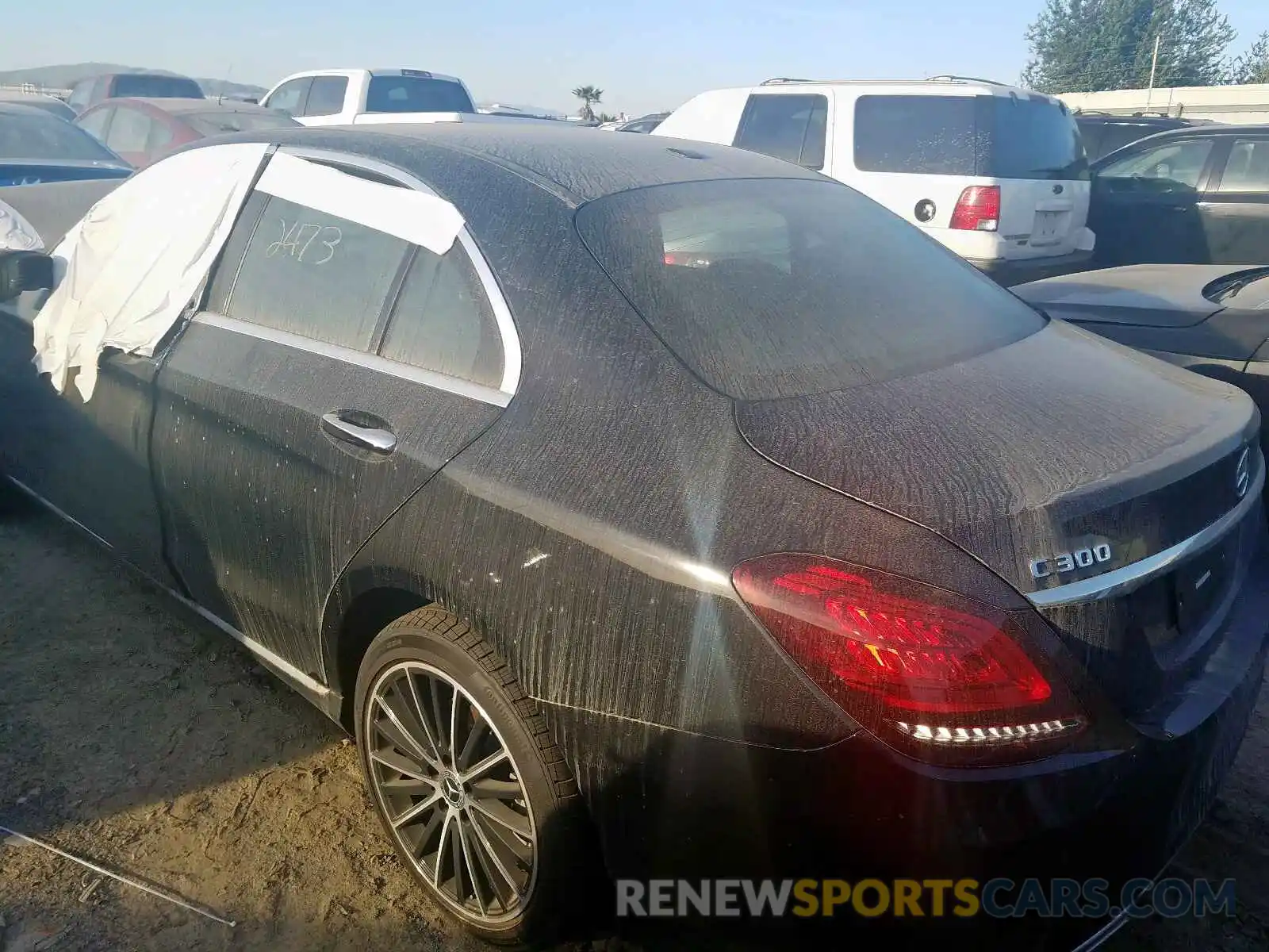 3 Photograph of a damaged car WDDWF8DB3LR546879 MERCEDES-BENZ C CLASS 2020