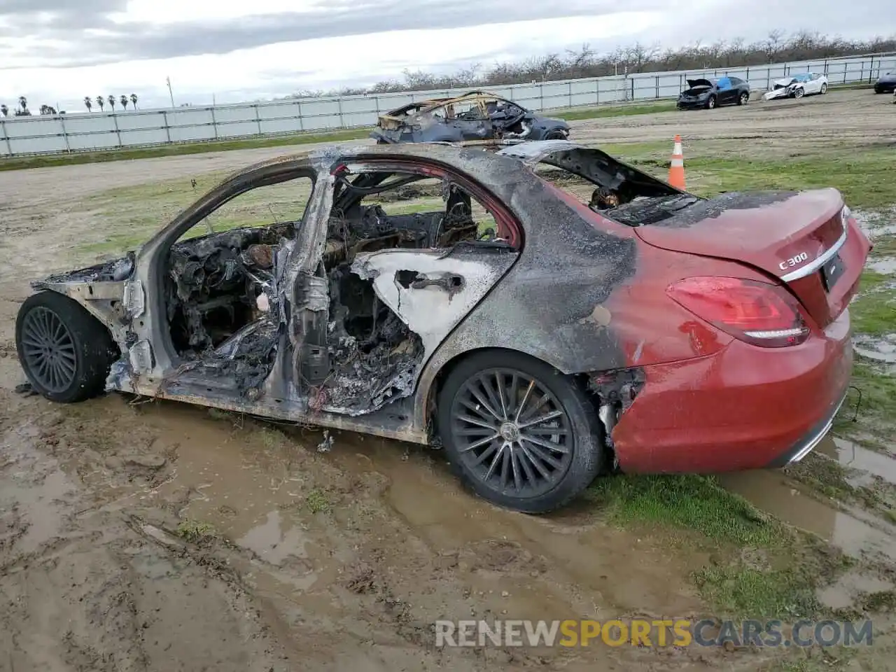 2 Photograph of a damaged car WDDWF8DB3LR548129 MERCEDES-BENZ C-CLASS 2020