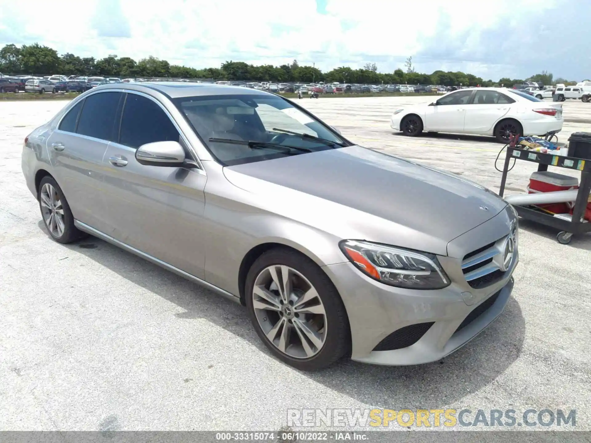 1 Photograph of a damaged car WDDWF8DB3LR549703 MERCEDES-BENZ C-CLASS 2020