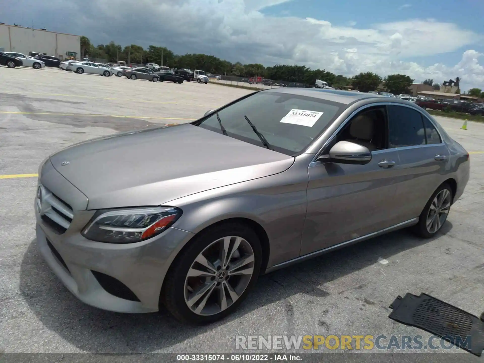 2 Photograph of a damaged car WDDWF8DB3LR549703 MERCEDES-BENZ C-CLASS 2020