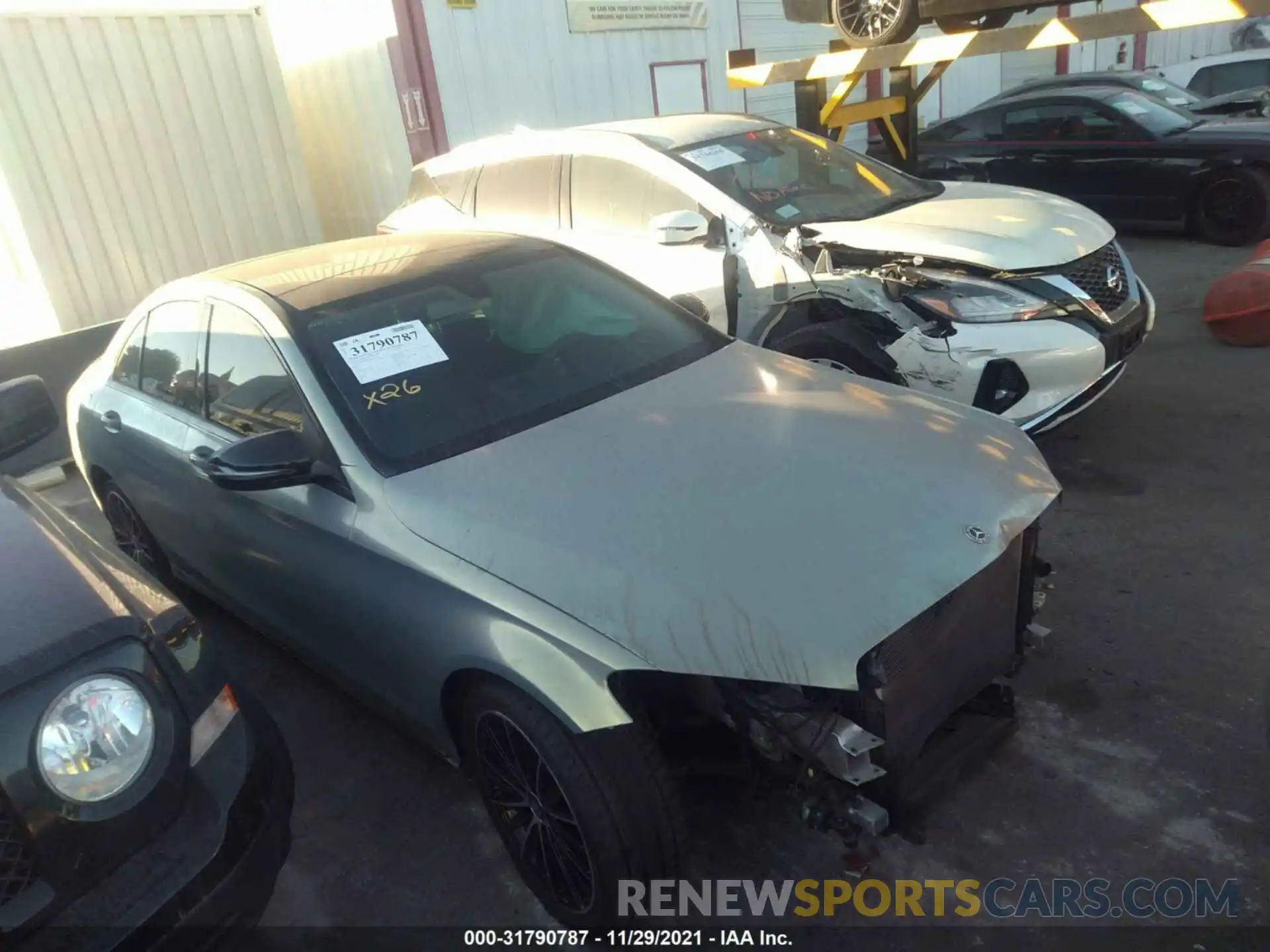 1 Photograph of a damaged car WDDWF8DB4LR525779 MERCEDES-BENZ C-CLASS 2020