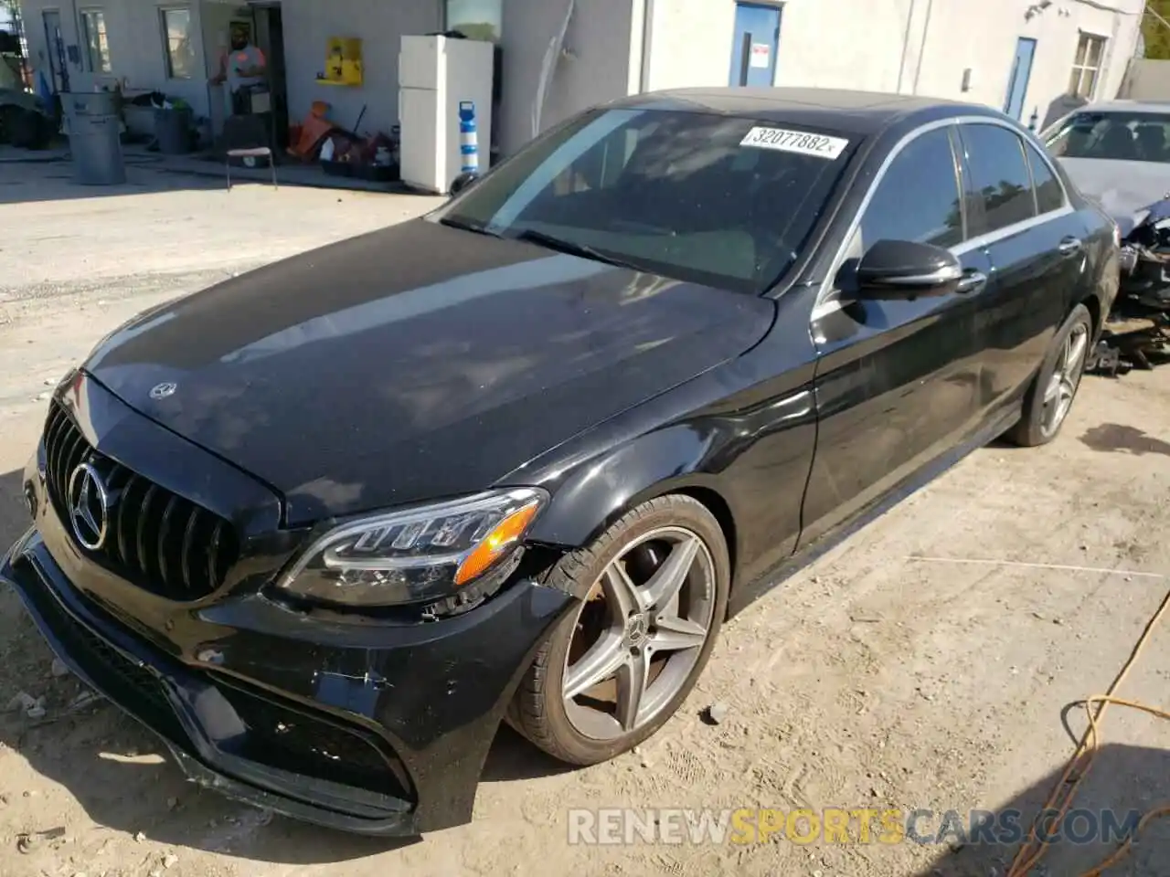 2 Photograph of a damaged car WDDWF8DB4LR526754 MERCEDES-BENZ C-CLASS 2020