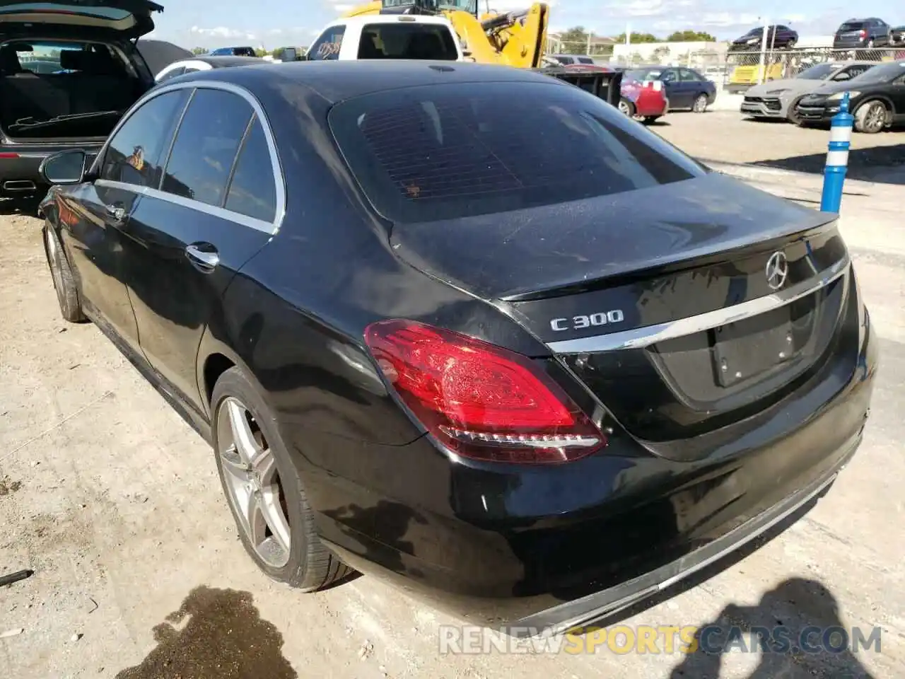 3 Photograph of a damaged car WDDWF8DB4LR526754 MERCEDES-BENZ C-CLASS 2020