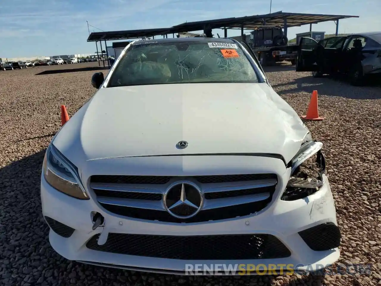 5 Photograph of a damaged car WDDWF8DB4LR557650 MERCEDES-BENZ C-CLASS 2020