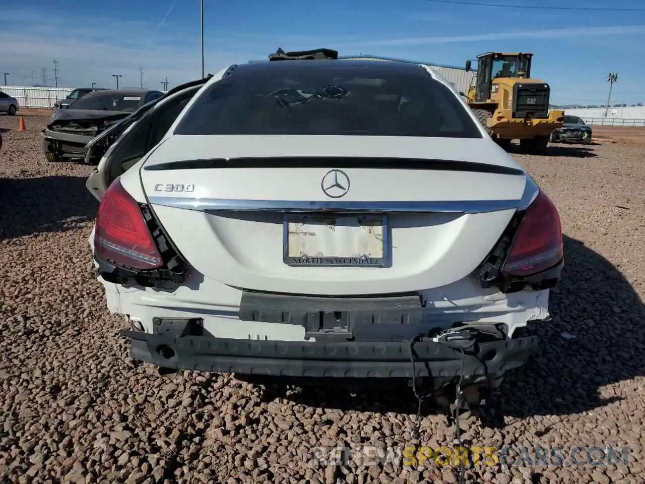 6 Photograph of a damaged car WDDWF8DB4LR557650 MERCEDES-BENZ C-CLASS 2020